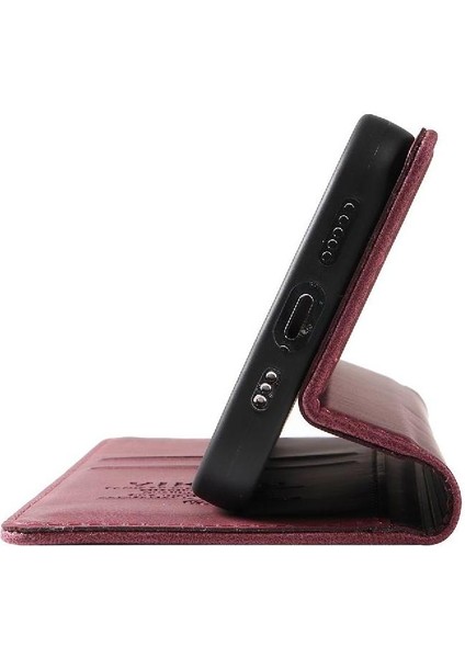 Xiaomi Poco X5 Pro 5g Premium Pu Deri Basit Cüzdan Kılıf Kart Yuvaları Destek Ayağı Manyetik Kapatma Darbeye Dayanıklı Kapak (Yurt Dışından)