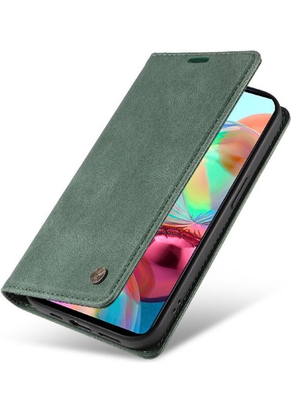 Samsung Galaxy A71 4g Premium Pu Deri Basit Cüzdan Kılıf Kart Yuvaları Destek Ayağı Manyetik Kapatma Darbeye Dayanıklı Kapak (Yurt Dışından) modelleri