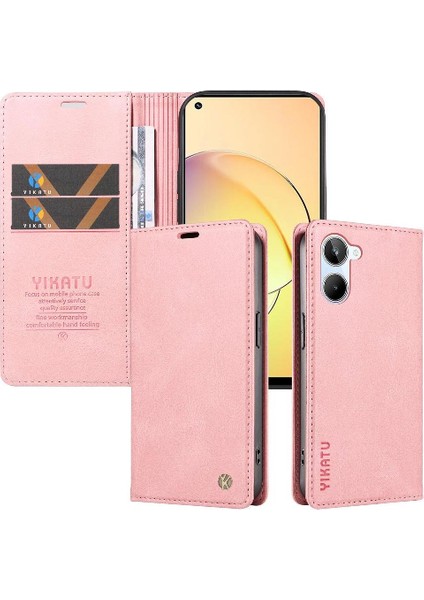 Reamle 10 4g Premium Pu Deri Basit Cüzdan Kılıf Kart Yuvaları Destek Ayağı Manyetik Kapatma Darbeye Dayanıklı Kapak (Yurt Dışından)