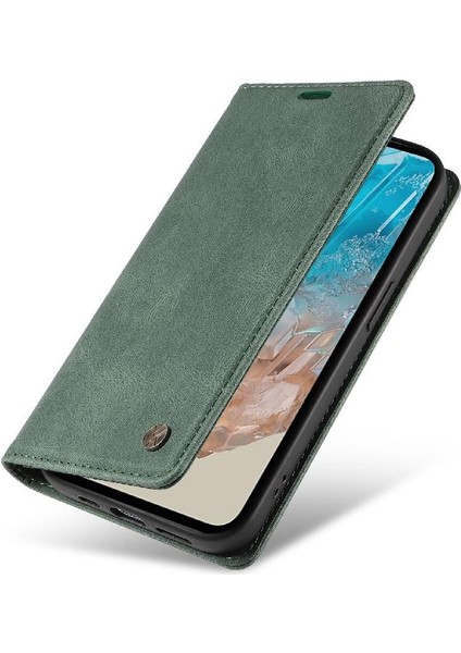 Samsung Galaxy M35 Premium Pu Deri Basit Cüzdan Kılıf Kart Yuvaları Destek Ayağı Manyetik Kapatma Darbeye Dayanıklı Kapak (Yurt Dışından) fırsatları