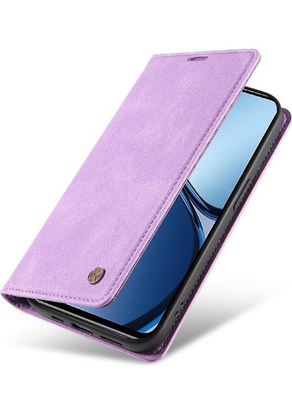 Realme C63 Premium Pu Deri Basit Cüzdan Kılıf Kart Yuvaları Destek Ayağı Manyetik Kapatma Darbeye Dayanıklı Kapak (Yurt Dışından) fırsatları