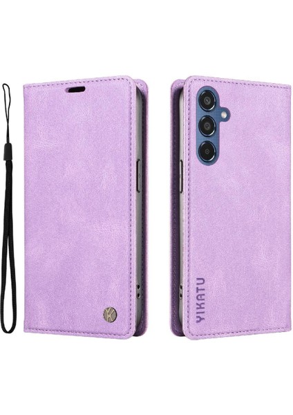Samsung Galaxy M35 Premium Pu Deri Basit Cüzdan Kılıf Kart Yuvaları Destek Ayağı Manyetik Kapatma Darbeye Dayanıklı Kapak (Yurt Dışından) modelleri