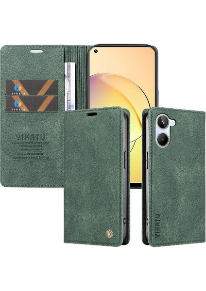 Reamle 10 4g Premium Pu Deri Basit Cüzdan Kılıf Kart Yuvaları Destek Ayağı Manyetik Kapatma Darbeye Dayanıklı Kapak (Yurt Dışından)