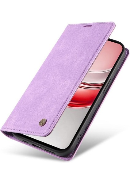 Realme C75 4g Premium Pu Deri Basit Cüzdan Kılıf Kart Yuvaları Destek Ayağı Manyetik Kapatma Darbeye Dayanıklı Kapak (Yurt Dışından) fırsatları
