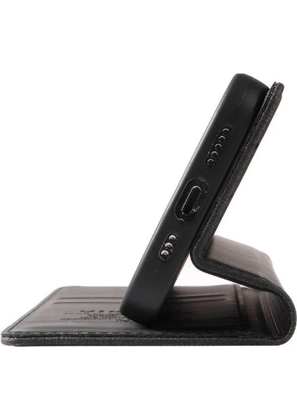 Xiaomi Poco X3 Premium Pu Deri Basit Cüzdan Kılıf Kart Yuvaları Destek Ayağı Manyetik Kapatma Darbeye Dayanıklı Kapak (Yurt Dışından)