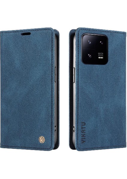 Xiaomi 13 Pro Premium Pu Deri Basit Cüzdan Kılıf Kart Yuvaları Destek Ayağı Manyetik Kapatma Darbeye Dayanıklı Kapak (Yurt Dışından) modelleri