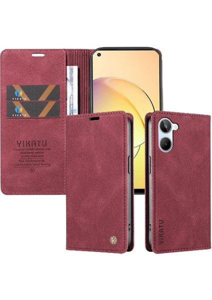 Reamle 10 4g Premium Pu Deri Basit Cüzdan Kılıf Kart Yuvaları Destek Ayağı Manyetik Kapatma Darbeye Dayanıklı Kapak (Yurt Dışından) indirimleri