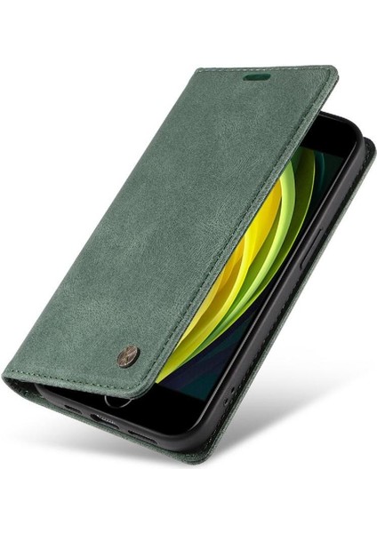 iPhone 6s Premium Pu Deri Basit Cüzdan Kılıf Kart Yuvaları Destek Ayağı Manyetik Kapatma Darbeye Dayanıklı Kapak (Yurt Dışından) fırsatları