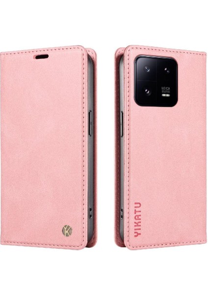 Xiaomi 13 Pro Premium Pu Deri Basit Cüzdan Kılıf Kart Yuvaları Destek Ayağı Manyetik Kapatma Darbeye Dayanıklı Kapak (Yurt Dışından) modelleri
