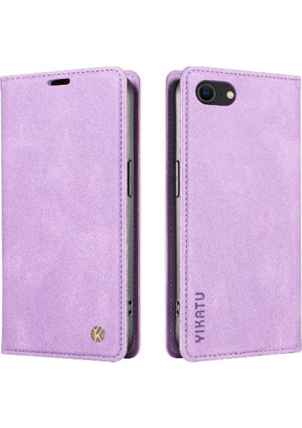 iPhone 6s Premium Pu Deri Basit Cüzdan Kılıf Kart Yuvaları Destek Ayağı Manyetik Kapatma Darbeye Dayanıklı Kapak (Yurt Dışından)