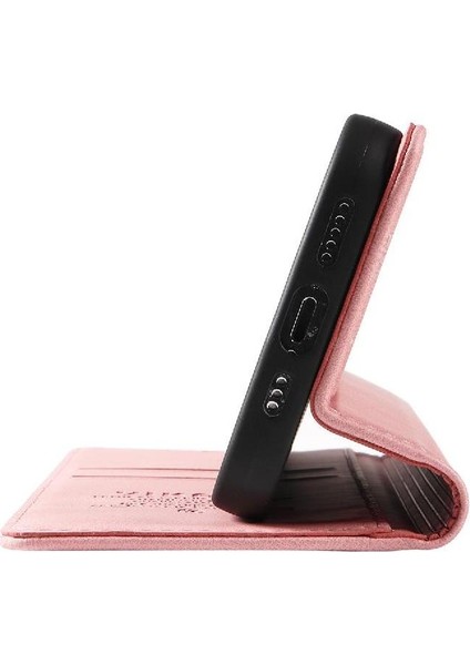 Xiaomi Poco X5 Pro 5g Premium Pu Deri Basit Cüzdan Kılıf Kart Yuvaları Destek Ayağı Manyetik Kapatma Darbeye Dayanıklı Kapak (Yurt Dışından)