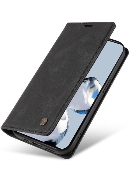 Xiaomi 12T Premium Pu Deri Basit Cüzdan Kılıf Kart Yuvaları Destek Ayağı Manyetik Kapatma Darbeye Dayanıklı Kapak (Yurt Dışından) modelleri