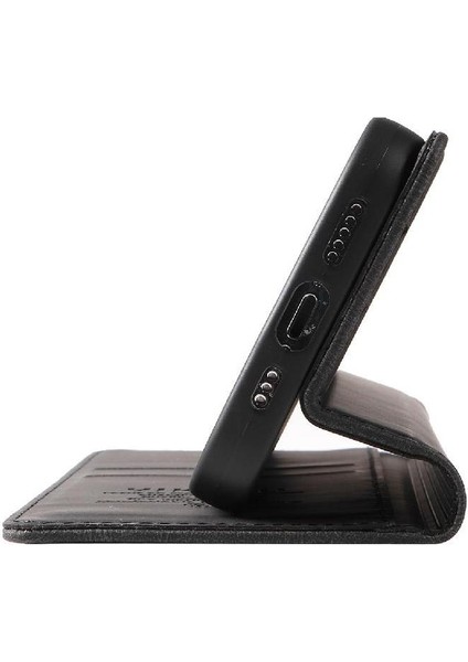 Huawei Mate 60 Premium Pu Deri Basit Cüzdan Kılıf Kart Yuvaları Destek Ayağı Manyetik Kapatma Darbeye Dayanıklı Kapak (Yurt Dışından)