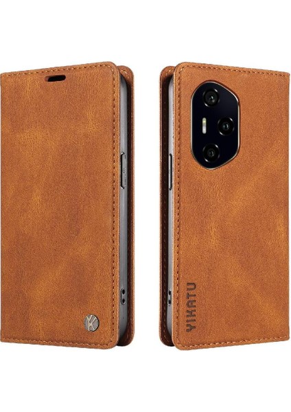 Honor 300 Pro 5g Premium Pu Deri Basit Cüzdan Kılıf Kart Yuvaları Destek Ayağı Manyetik Kapatma Darbeye Dayanıklı Kapak (Yurt Dışından)