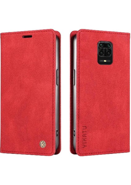 Xiaomi Redmi Note 9 Pro 4g Premium Pu Deri Basit Cüzdan Kılıf Kart Yuvaları Destek Ayağı Manyetik Kapatma Darbeye Dayanıklı Kapak (Yurt Dışından) modelleri