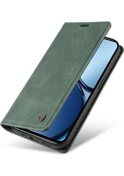 Realme C63 Premium Pu Deri Basit Cüzdan Kılıf Kart Yuvaları Destek Ayağı Manyetik Kapatma Darbeye Dayanıklı Kapak (Yurt Dışından) fırsatları