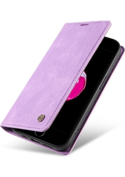 iPhone 8 Plus Premium Pu Deri Basit Cüzdan Kılıf Kart Yuvaları Destek Ayağı Manyetik Kapatma Darbeye Dayanıklı Kapak (Yurt Dışından) modelleri