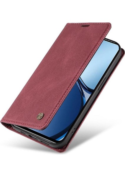 Realme C63 Premium Pu Deri Basit Cüzdan Kılıf Kart Yuvaları Destek Ayağı Manyetik Kapatma Darbeye Dayanıklı Kapak (Yurt Dışından) fırsatları