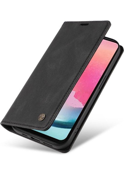 Samsung Galaxy A24 4g Premium Pu Deri Basit Cüzdan Kılıf Kart Yuvaları Destek Ayağı Manyetik Kapatma Darbeye Dayanıklı Kapak (Yurt Dışından) modelleri
