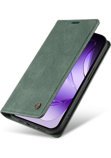 Oppo Reno 13 Pro 5g Premium Pu Deri Basit Cüzdan Kılıf Kart Yuvaları Destek Ayağı Manyetik Kapatma Darbeye Dayanıklı Kapak (Yurt Dışından) modelleri