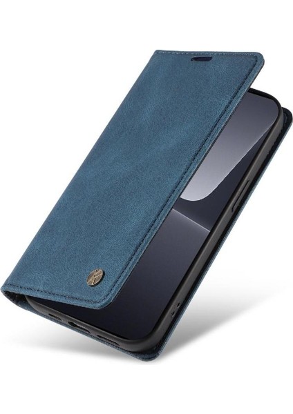 Xiaomi 13 Premium Pu Deri Basit Cüzdan Kılıf Kart Yuvaları Destek Ayağı Manyetik Kapatma Darbeye Dayanıklı Kapak (Yurt Dışından) modelleri