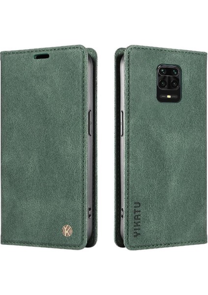 Xiaomi Redmi Note 9 Pro 4g Premium Pu Deri Basit Cüzdan Kılıf Kart Yuvaları Destek Ayağı Manyetik Kapatma Darbeye Dayanıklı Kapak (Yurt Dışından) modelleri