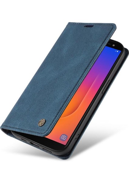 Samsung Galaxy J6 2018 Premium Pu Deri Basit Cüzdan Kılıf Kart Yuvaları Destek Ayağı Manyetik Kapatma Darbeye Dayanıklı Kapak (Yurt Dışından) modelleri