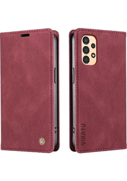 Samsung Galaxy A33 5g Premium Pu Deri Basit Cüzdan Kılıf Kart Yuvaları Destek Ayağı Manyetik Kapatma Darbeye Dayanıklı Kapak (Yurt Dışından) modelleri