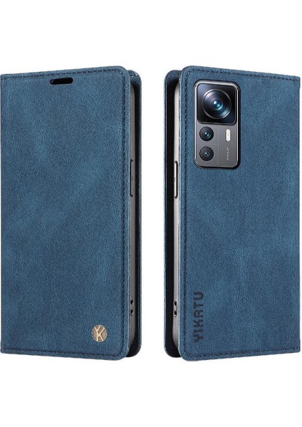 Xiaomi 12T Pro Premium Pu Deri Basit Cüzdan Kılıf Kart Yuvaları Destek Ayağı Manyetik Kapatma Darbeye Dayanıklı Kapak (Yurt Dışından) fiyatları