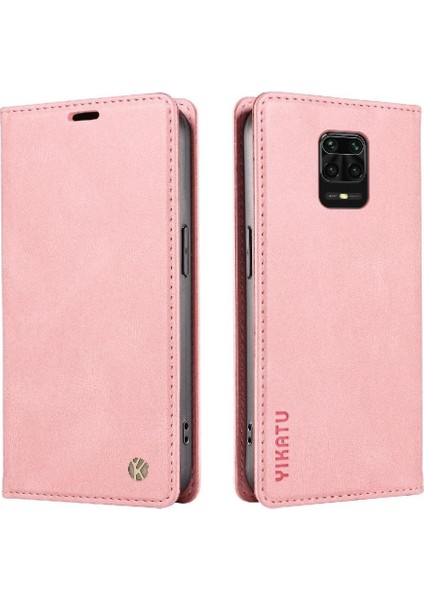 Xiaomi Redmi Note 9 Pro 4g Premium Pu Deri Basit Cüzdan Kılıf Kart Yuvaları Destek Ayağı Manyetik Kapatma Darbeye Dayanıklı Kapak (Yurt Dışından) fiyatları