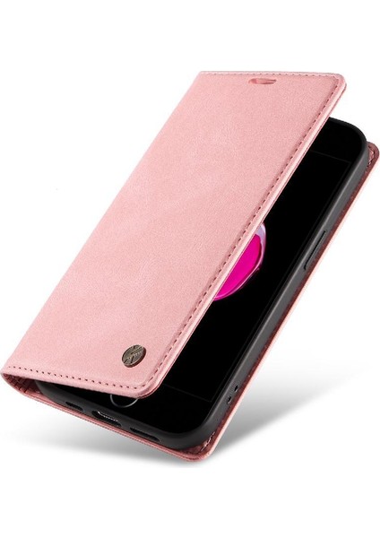 iPhone 8 Plus Premium Pu Deri Basit Cüzdan Kılıf Kart Yuvaları Destek Ayağı Manyetik Kapatma Darbeye Dayanıklı Kapak (Yurt Dışından) modelleri