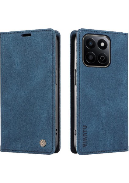 Honor 200 Smart 5g Premium Pu Deri Basit Cüzdan Kılıf Kart Yuvaları Destek Ayağı Manyetik Kapatma Darbeye Dayanıklı Kapak (Yurt Dışından)