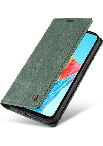 Oppo A38 4g Premium Pu Deri Basit Cüzdan Kılıf Kart Yuvaları Destek Ayağı Manyetik Kapatma Darbeye Dayanıklı Kapak (Yurt Dışından) fırsatları