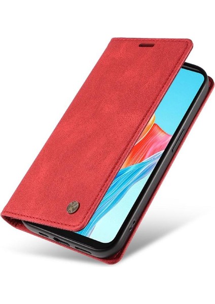Oppo A38 4g Premium Pu Deri Basit Cüzdan Kılıf Kart Yuvaları Destek Ayağı Manyetik Kapatma Darbeye Dayanıklı Kapak (Yurt Dışından) fırsatları