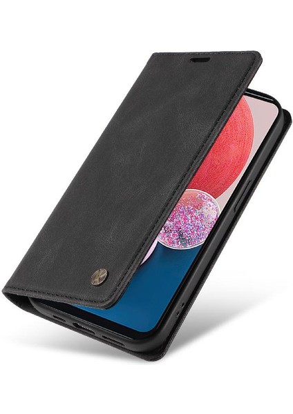 Samsung Galaxy A33 5g Premium Pu Deri Basit Cüzdan Kılıf Kart Yuvaları Destek Ayağı Manyetik Kapatma Darbeye Dayanıklı Kapak (Yurt Dışından) fırsatları