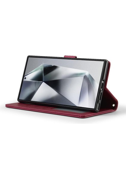Samsung Galaxy S24 Için Flip Case Ultra Kickstand Pu Deri Cüzdan Kılıf 2 (Yurt Dışından) modelleri