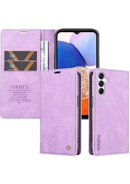 Samsung Galaxy A14 5g Premium Pu Deri Basit Cüzdan Kılıf Kart Yuvaları Destek Ayağı Manyetik Kapatma Darbeye Dayanıklı Kapak (Yurt Dışından) indirimleri