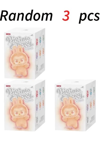 V3 Canavarlar Yüksek Enerji Önde Serisi Şanslı Çanta Vinil Peluş Bsg Kolye Oyuncakları Macaroon Vinil Peluş Bebek Sevimli Kız Hediyeler: 3d-Unordered SELECTION3PCS- (Yurt Dışından)