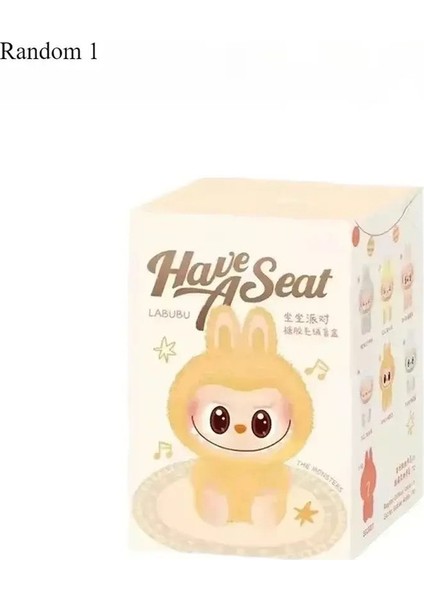 Canavarlar Kalp Atışı Macaron Emaye Yüz Şanslı Çantasu Pvc Heykelcik Oturma Partisi Kawaii Bebek Çocuk Noel Hediyeleri Renk: Party 1 Pcs Oturma (Yurt Dışından)