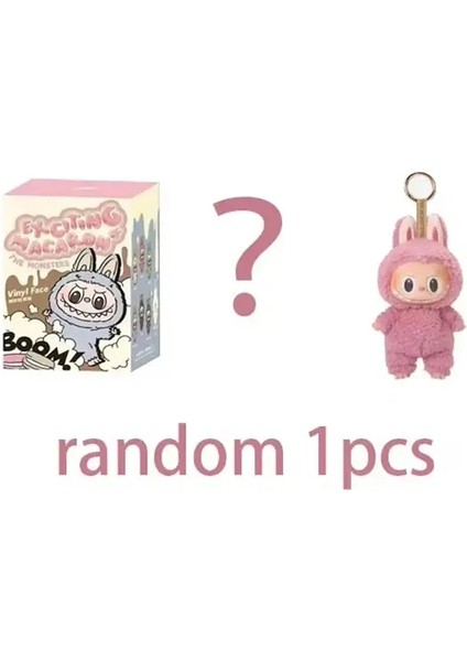 Kalp Atışı Macaron Emaye Canavarlar Yüzü Şanslı Çanta Pvc Figürin Masa Süsü Kawaii Bebek Çocuk Doğum Günü Hediyesi: Sadece Bir Çıkartma (Yurt Dışından)