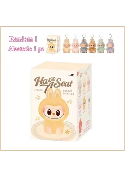 Yeni Labubu, Enerji Pvc Kolye Bebek Modeli Kahvalanan Bir Koltuk Serisi Kawaii Canavarlar Şanslı Çanta Hediyesi Macaron 3rdcolor: Party 1 Adet 1 Adet (Yurt Dışından)