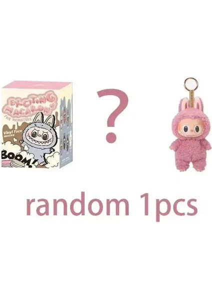 Anime Figürü Canavarlar Şanslı Çanta Vinil Kolye Bebek Modeli Oyuncak Sevimli Canavar Sürpriz Kutusu Anahtarlık Hediye Color: Sadece Bir Çıkartma (Yurt Dışından)