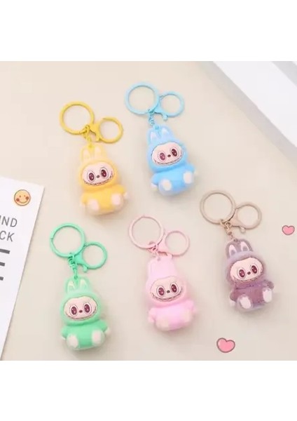 Bir Koltuk Serisi Var Vinil Kolye Bebek Modeli Stokta Sevimli Monster Keychain Renk: Sıralanmamış Seçim 1 Pcs (Yurt Dışından)