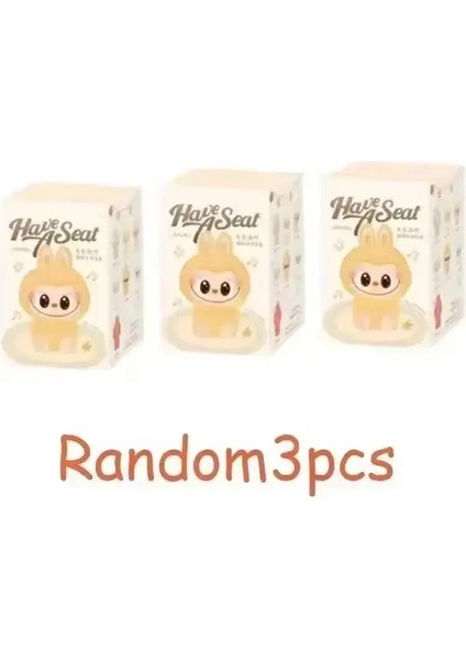 Kalp Atışı Macaron Emaye Canavarlar Yüz Şanslı Çanta Pvc Figürin Masa Tabanı Süsleme Kawaii Bebek Çocuk Doğum Günü Hediye Renk: 3pcs1 (Yurt Dışından)