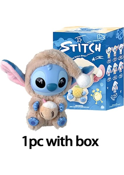 Stitch V3 Yeni Canavarlar Enerji Serisi Vinil Kolye Şanslı Çantasu Kawaii Figür Yüz Bebek Anahtar Dekoru Hediye Renk (Yurt Dışından)