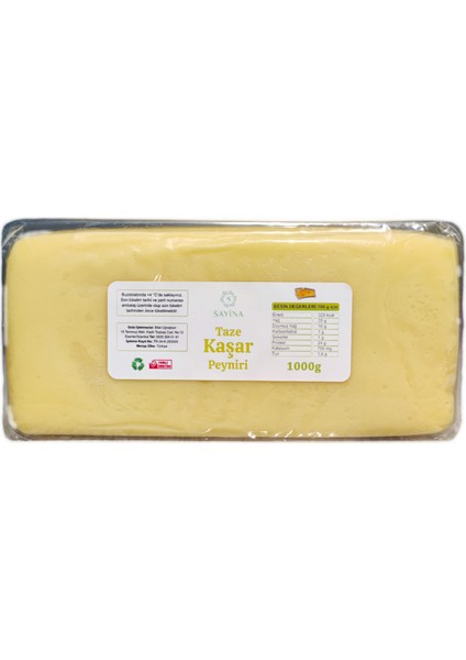 Tam Yağlı Taze Kaşar Peyniri 500 Gr fiyatları