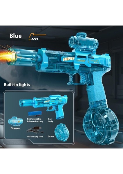 Elektrikli Su Tabancası Büyük Kapasiteli Serin Su Tabancası Çocuk Oyuncakları Göndermek Için Bir Anahtar (Yurt Dışından)