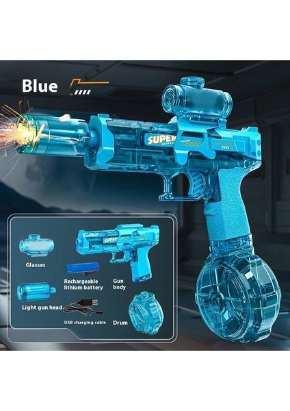 Elektrikli Su Tabancası Büyük Kapasiteli Serin Su Tabancası Çocuk Oyuncakları Göndermek Için Bir Anahtar (Yurt Dışından)