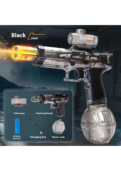 Elektrikli Su Tabancası Büyük Kapasiteli Serin Su Tabancası Çocuk Oyuncakları Göndermek Için Bir Anahtar (Yurt Dışından)