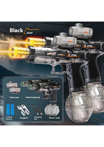 Elektrikli Su Tabancası Büyük Kapasiteli Serin Su Tabancası Çocuk Oyuncakları Göndermek Için Bir Anahtar (Yurt Dışından)